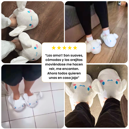 Pantuflas Fluffy con Orejas Mágicas